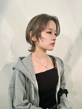 クリアーオブヘアー 栄南店(CLEAR of hair) ショートウルフ×グレージュ