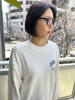 ツイギー 宮西店(TWiGGY)&nbsp;センターパートの大人ボブ