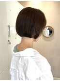 ミニボブ タッセルボブ グレージュ 髪質改善トリートメント