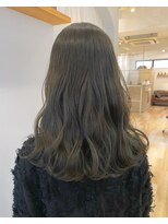 乾かすだけでキマる髪/ケアカラーくすみブラウン