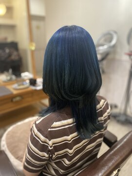 エルベ 内原店(elve) ウルフレイヤー×ネイビーブルー