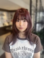 ミラートーク(MIRROR TALK)&nbsp;ハッシュカット×ボルドーカラー