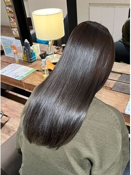 ビーワールド(B WORLD) 髪質改善美髪カラー/くすみブラウンカラー