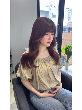 ワインレッドカラー