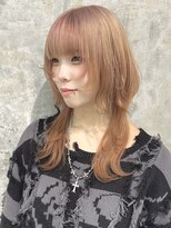 マーブル 町田(marble)&nbsp;ハイトーン×ウルフ/ダブルカラー/レイヤーカット/顔周り