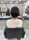 肩上ボブ大人可愛いボブひし形ボブアッシュベージュ
