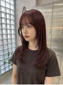 マッシュウルフボブパーマミルクティーベージュシルバーアッシュ