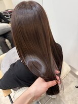 コース(co-th.) 透明感ブラウン髪質改善メテオカラー×小野ふゆり