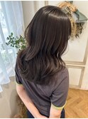 オリーブグレー人気の透明感アッシュグレージュ11/22