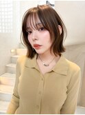 20代30代トレンドなレイヤーカットハッシュカットレイヤーボブ