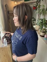 ソワ バイ ルシル(SOIE by Lucile) レイヤーボブ ローライト/ハイライト 福島市