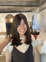 ツイッグ バイ ヤード(twig by YARD.) オリーブベージュ×ミディアムレイヤー