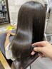 似合わせカット+ストレートパーマ+TR