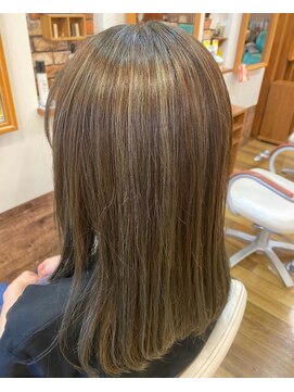 ルアージュ 調布店 艶髪★ハイライトカラー[ハイライトカラー/髪質改善]