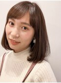 エアリーミディ前髪イヤリングカラーイメチェンスタイル