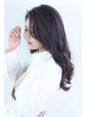 美髪グレージュハイライト