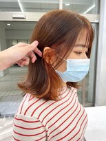 カノン(kanon hair&beauty)&nbsp;インナーカラー×オレンジ