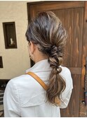 お呼ばれヘアセット