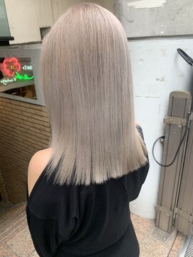 ラフ 難波店(LAFF) #黒髪#ボブルフ#ネビージュ#小顔#ワンレン