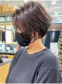 絶壁解消/ひし形/前下がり/大人ショートボブ/30代/40代★猪狩★