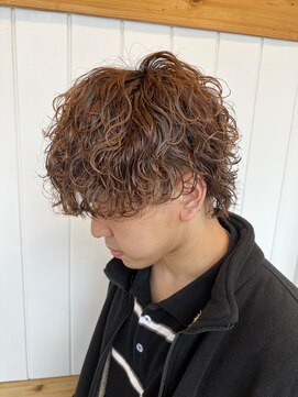 アメラボ(AmeLab) 【名古屋波巻きパーマ】マッシュウルフ天白メンズ美容室