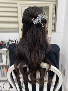 リサ 恵比寿(risa.) ハーフアップ