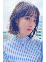 キビト(kibito)&nbsp;大人可愛い外はねウェーブボブ