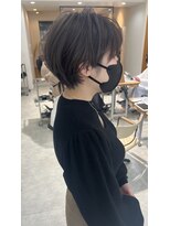 シュプール(SPUR)&nbsp;すっきり柔らかショート×グレージュカラー透明感抜け感