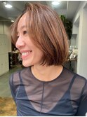 【NORA UMEDA 高木】海外風ヘイリーボブ　ぷつっとボブ