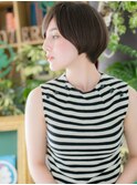 オリーブグレージュ大人ボブ束感ショートc5川口30代40代50代