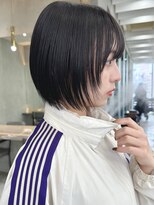 ロンドワン 三宮元町(Lond one)&nbsp;横シルエットも美しいボブカット/イノアカラーで艶髪/ボブ