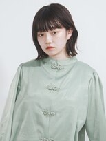 オンク 新宿(onk)&nbsp;黒髪/グレーベージュ/レイヤーロング/前髪パーマ[新宿駅]