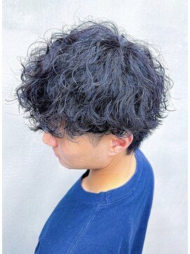 ダズルヘアーエイチ(DAZZLE hair H) マッシュウルフ×波巻きパーマ
