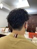 メンズカット+ハードスパイラルパーマ ￥14000（松戸/柏/メンズパーマ）