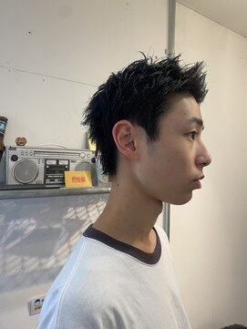 グッドプレイスアンドシング(Good Place&thing) メンズカット刈り上げ無しスパイキーショートベリショ