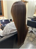 ロング艶髪/髪質酸性/縮毛矯正