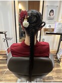 成人式ヘア［カチモリ/タイトヘア/お呼ばれ/ヘアセット/結婚式］