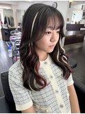 10代20代30代学生人気編み込みエクステハイライトバレイヤージュ