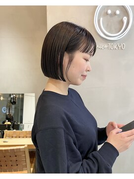 ニコ トウキョウ(nico TOKYO) ボブミニボブショートショートボブぱっつん前髪