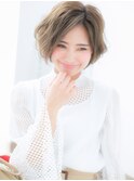 越谷/髪質改善/細めハイライト♪小顔マッシュパーマボブb