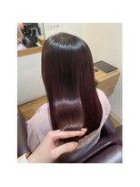 チアー ヘアリラクゼーション 富雄店(cheer HAIR RELAXATION) ピンクブラウンカラー