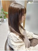 【海浜幕張 Ripple】艶ベージュ×ナチュラルセミディ