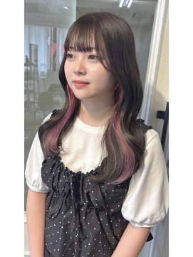 アンニュ(annuy) Instagram/annuy__o0 顔まわりカット/インナー/韓国巻き