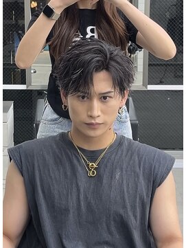 スキルアイマ(SKILL ima) フェザーパーマ/フェザーショート/センターパート