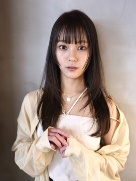 ニコ トウキョウ 渋谷(nico TOKYO) ロングレイヤー顔周りレイヤーハッシュカット透明感カラー