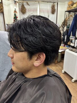 メンズニュアンスパーマ【西武新宿駅】【駅近徒歩1分】