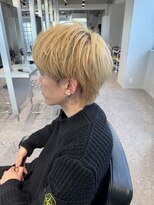 ブレス 西葛西店(BLESS)&nbsp;【青木】ミルクティーベージュ/ブリーチカラー/メンズカラー