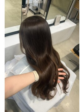 ビューバイネオリーブ 用賀店(Beau'r by neolive) 大人ガーリーダークアッシュ似合わせカットミディアムレイヤー