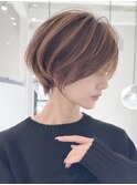 大人ガーリー/ダークアッシュ/似合わせ/レイヤーショート☆256