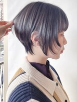 モリオフロムロンドン 原宿本店(morio from London)&nbsp;【morio 原宿】黒髪　ショートウルフ　顔周りレイヤー